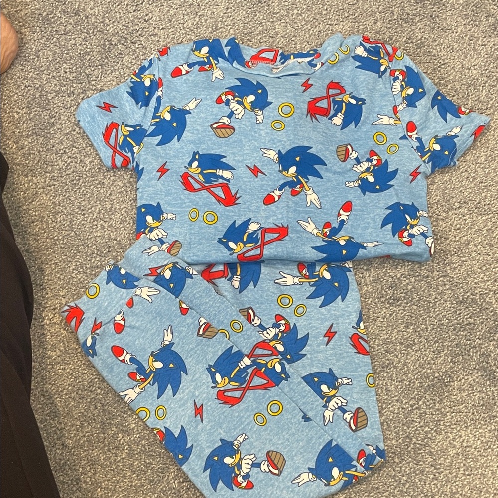 Kids Blue Character Pajama Set